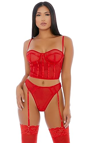 Forplay Bustier-Set-779548RED-L Red L