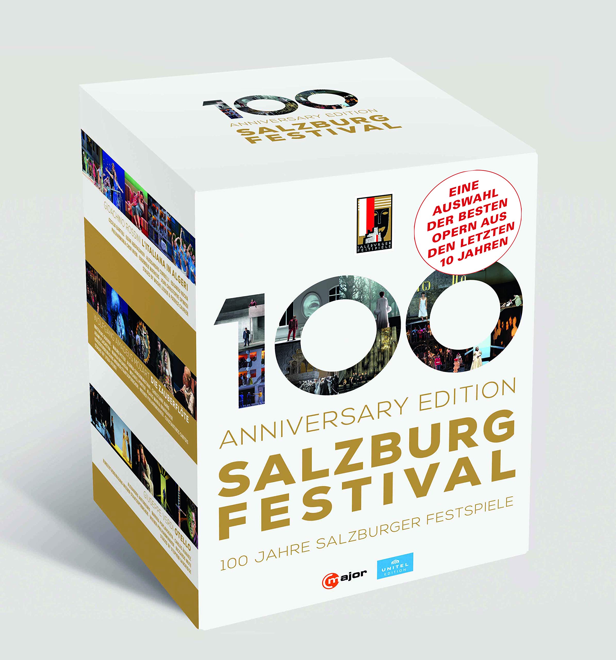 100 Anniversary Edition - Salzburg Festival [10 Blu-ray-Box] [Salsi, Rebeka, Pape, Castronovo, Bartoli, Abdrazakov, Grigorian, Chiuri, Jovanovich]