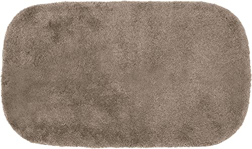 Erwin Müller Badematte, Badteppich rutschhemmend Taupe Größe 60x100 cm - für Fußbodenheizung geeignet, dichter, Flauschiger Floor (weitere Farben, Größen)