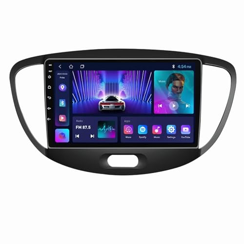 Android 12 Autoradio Für Hyundai I10 2007-2013 9 Zoll IPS Touchscreen Mit Kabelloses Carplay Android Auto Unterstützt GPS Navigation Bluetooth 5.0 Lenkradsteuerung + Rückfahrkamera (Size : M600S - 8