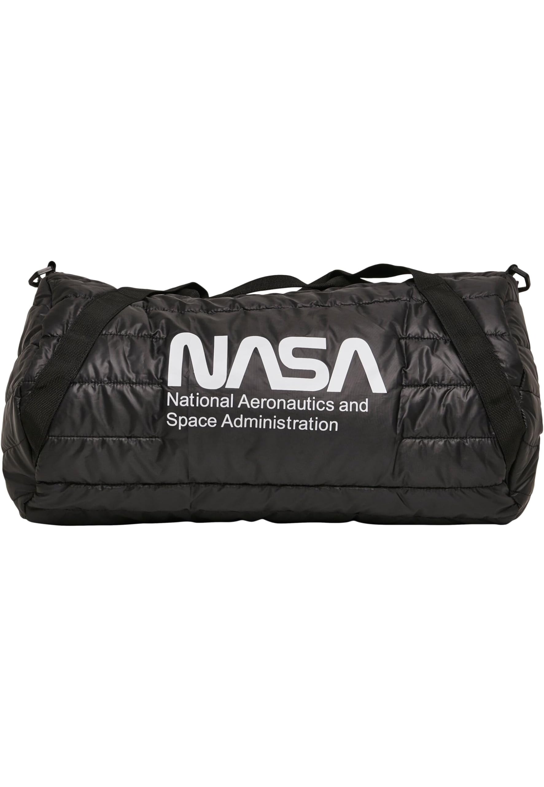 Mister Tee Unisex NASA Puffer Duffle Bag one Size Black