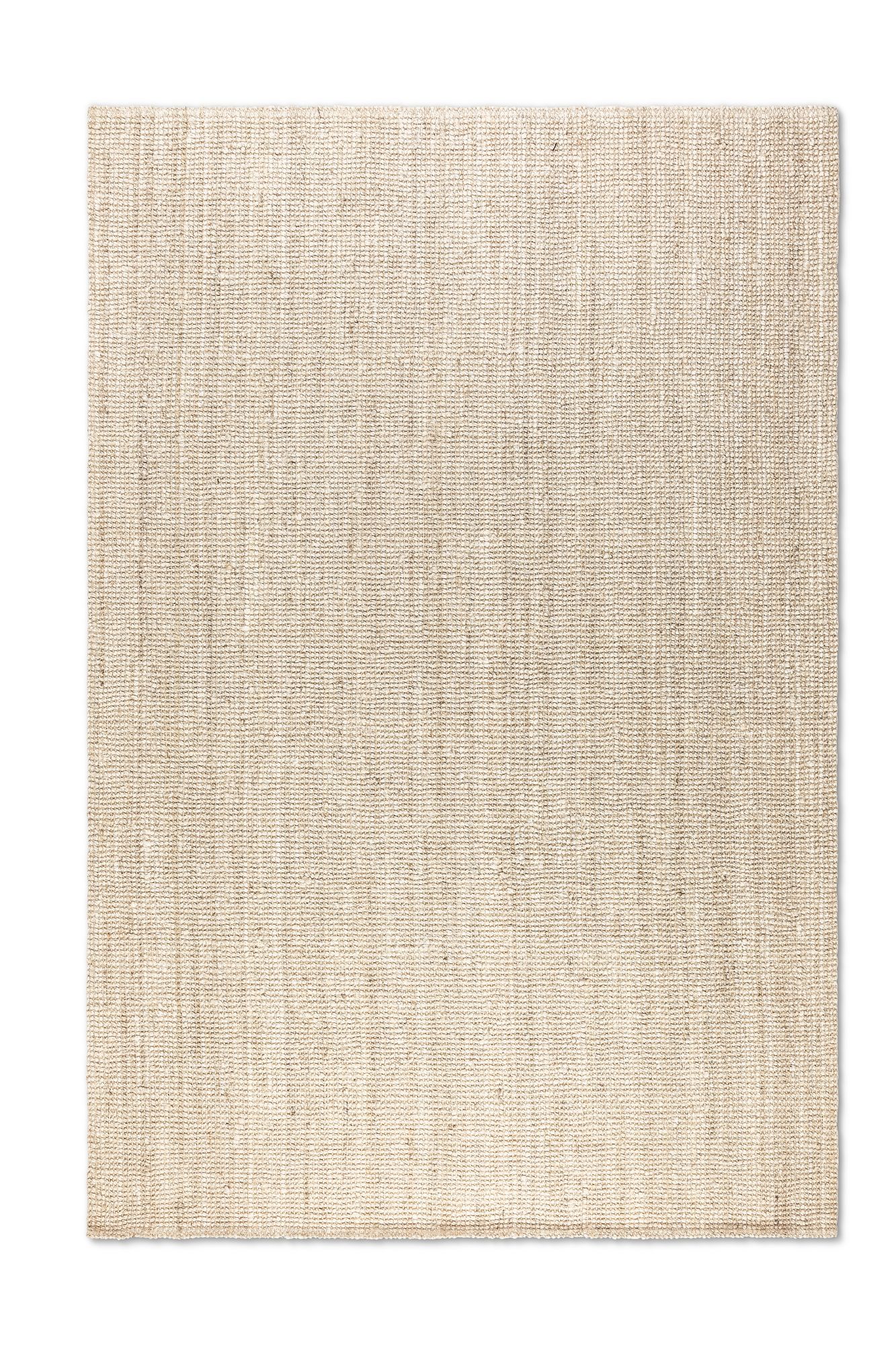 Hanse Home Jute Teppich – Natur Wohnzimmerteppich aus 100% Jute - Handgewebt & Umweltfreundlich – Boho Naturfaser Juteteppich für Wohnzimmer, Schlafzimmer, Esszimmer – Naturweiß Ivory, 80x150cm