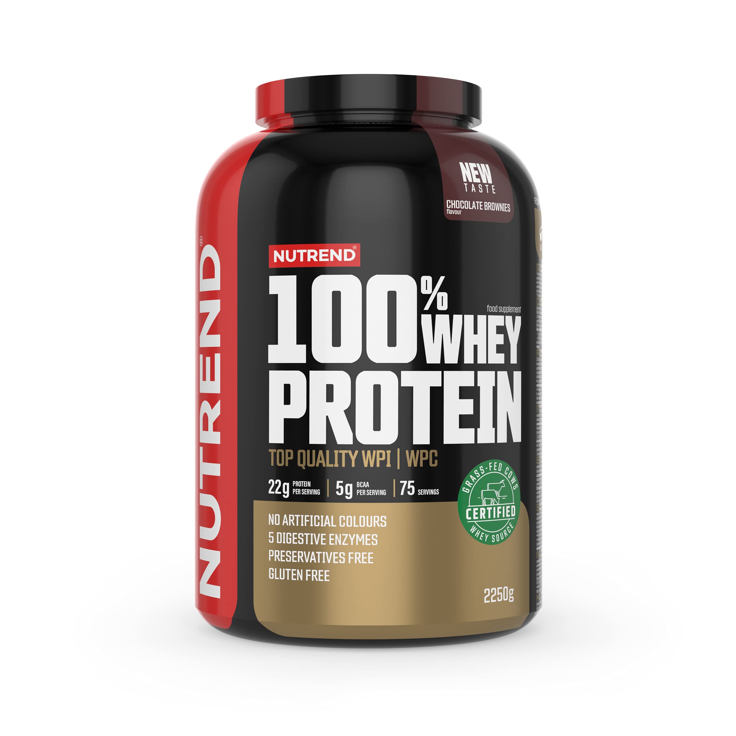 Nutrend - 100% Whey Protein (Chocolate Brownies - 2250 gram)