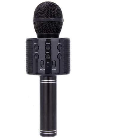SunshineFace Mikrofon Schöne Mode 858 Drahtlose Bluetooth Karaoke Handmikrofon Lautsprecher USB Wiederaufladbares Mikrofon