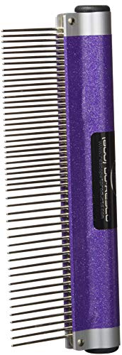 Resco USA-Made Wrap Comb for Pets, Combination, Sparkle Purple