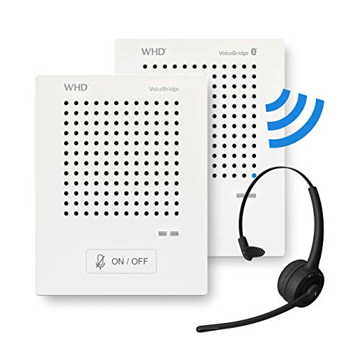 Bluetooth Gegensprechanlage VoiceBridge - automatisch, digital und kontaktlos mit Infrarot-Sensoren und Noise Reduction zum einfachen Nachrüsten für Schutzwände (VoiceBridge Standard & Bluetooth)