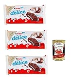 Kinder Delice CACAO Milchschnitte 30er Pack(30 x 39 g) Kuchen Snack Pausensnack + Italian Gourmet polpa 400g