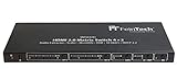 FeinTech VMS04201 HDMI Matrix Switch 4x2 mit Audio Extractor Scaler Ultra-HD 4K 60Hz HDR