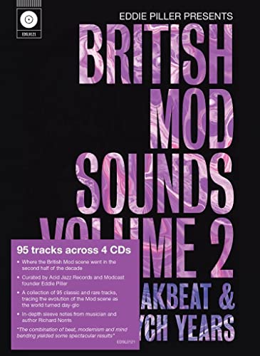 Eddie Piller Presents British Mod Sounds Of The 1960s Volume 2: The Freakbeat & Psych Years / Various - 4CD Boxset