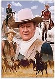 ZYHSB John Wayne Cowboyhut Poster Holz Puzzle 1000 Stück Adult Toys Dekompressionsspiel Me774Nr