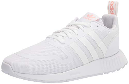 adidas Originals Women's Smooth Runner Sneaker, White/White/White, 6.5