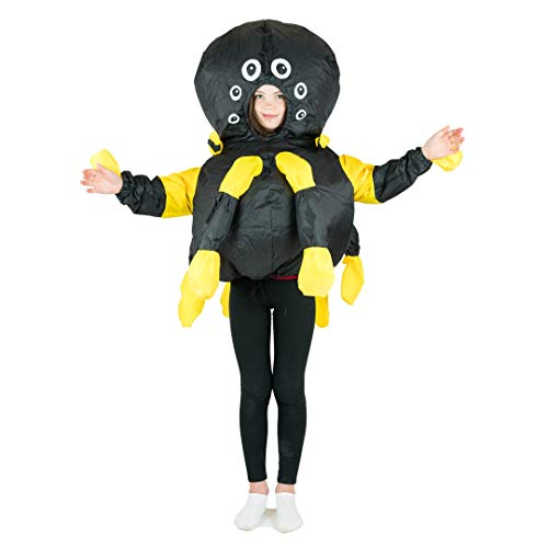 Bodysocks® Aufblasbares Spinne Kostüm für Kinder
