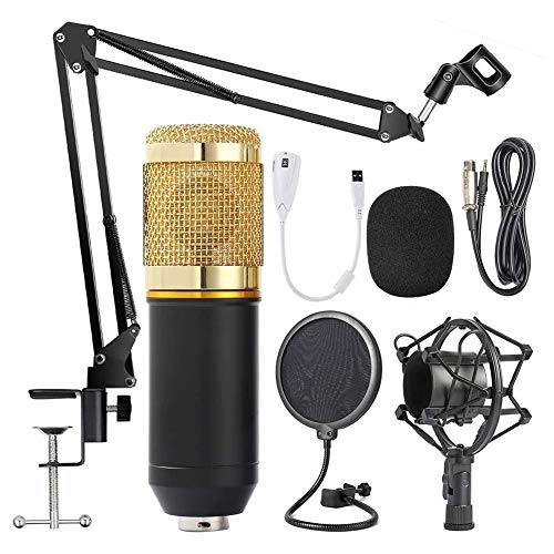 Mikrofon BM 800 Mic Stand Studio Kondensator Mikrofon Gesang Aufnahme KTV Karaoke Mikrofon für PC Computer