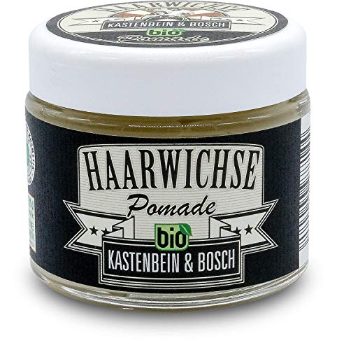 Bio Haarwichse Pomade - Haarwachs für seidig-glänzende Frisuren - Haarpflege & Haarstyling von den Friseurmeistern Kastenbein & Bosch (1 x 100ml)