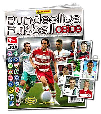 Panini Bundesliga 08-09 Komplettsatz + Leeralbum
