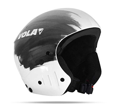 Vola FIS Brush Helm für Erwachsene, Unisex, Grau/Weiß, XXS (50)