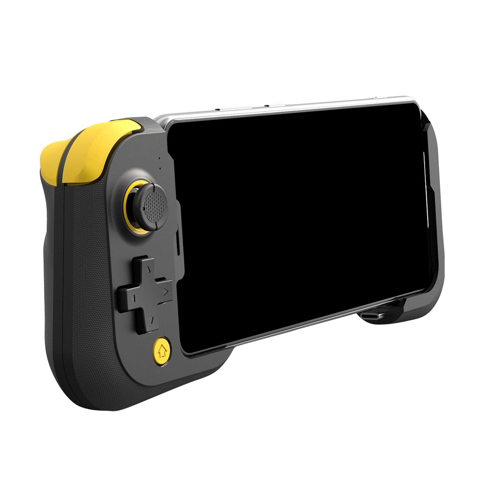 Hudhowks Mobiler -Controller Telefon-Controller-Griff Eingebauter 500-mAh-Akku Mobiles Gamepad mit kleinen Partikeln Mobiler Game-Controller Reservierter Ladeanschluss Komfortables Handgefühl [video game] [video game] [video game]