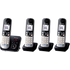 PAN KX-TG6824GB - DECT-Telefon, mit Anrufbeantworter, 4 Handsets