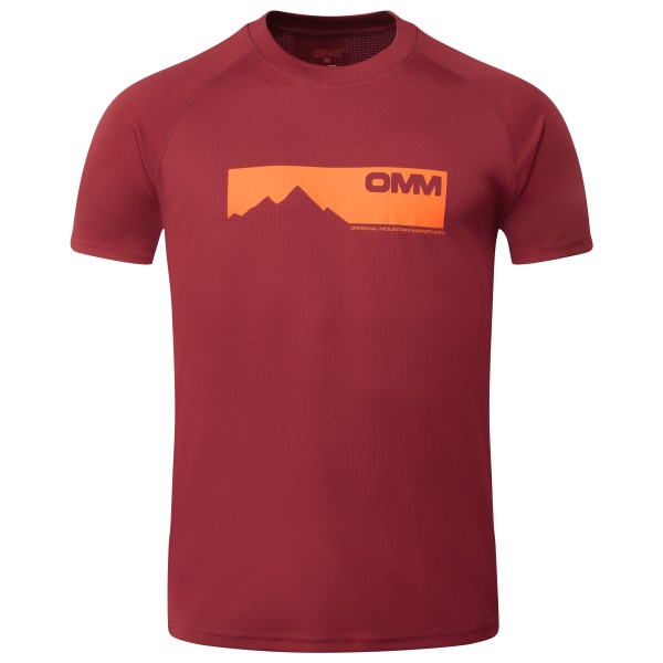 OMM - Bearing Tee S/S - Funktionsshirt Gr M rot