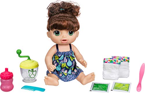 Baby Alive Sweet Spoonfuls Brunette Baby Girl Doll