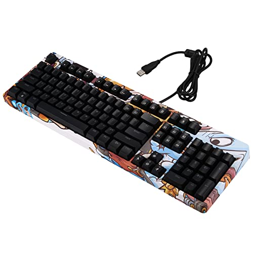 Eighosee Mechanische Tastatur mit Graffiti-Version, hohe und niedrige Taste, zweifarbige Injektion, programmierbare Laptop-Tastatur