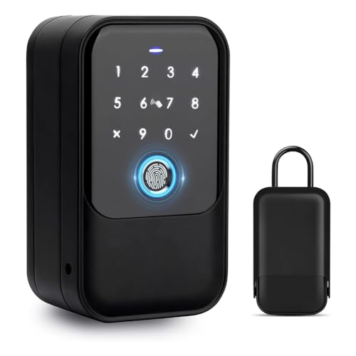 Sweetness Smart Key Lock Box Bluetooth Entsperren Von Fingerabdrücken, Kontrolle, Schlüssel, Passwort, Bürosicherheit – Wandmontage