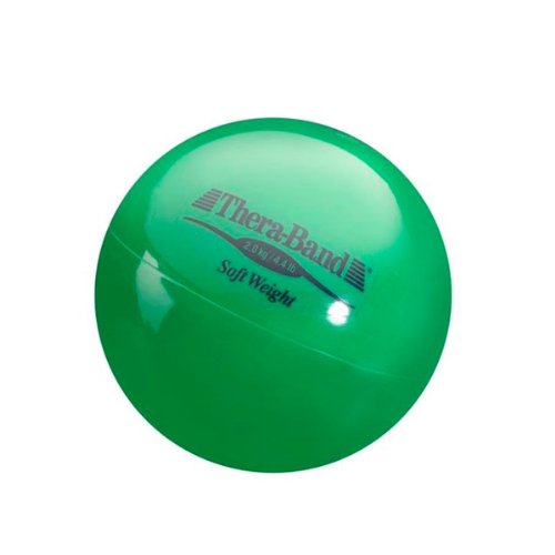 Thera-Band Gewichtsball Soft Weight, grün - 2,0 kg, Durchmesser 11,0 cm