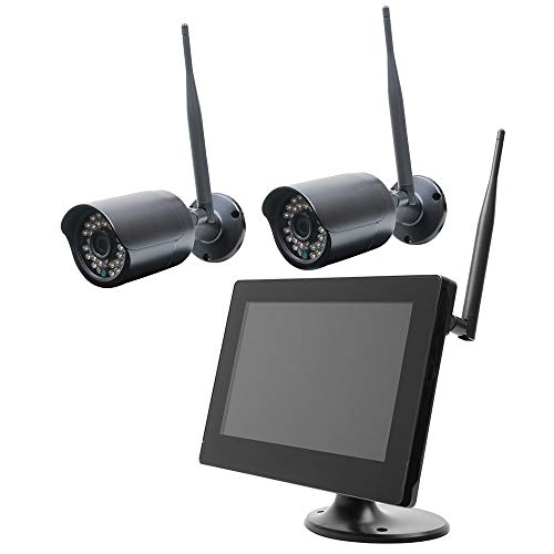 Videoüberwachungskit PNI House WIFI200L - 2 HD Wi-Fi P2P-LCD-Touchscreen