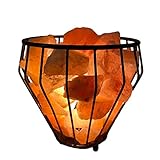 SudoreWell® Feuerkorb Feuerschale Iron Basket 04 mit Sole Salzbrocken - Das Original direkt aus der Salt Range Pakistan
