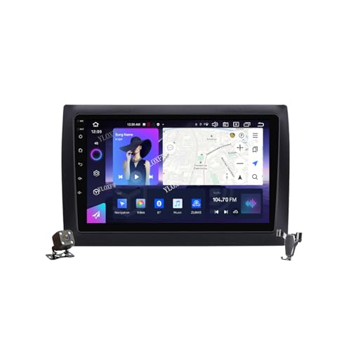 YLOXFW Android 12.0 Autoradio Stereo Navi mit 4G 5G WIFI DSP Carplay für F-iat Stilo Sat GPS Navigation 9 zoll MP5 Multimedia Video Player FM BT Receiver,M700s