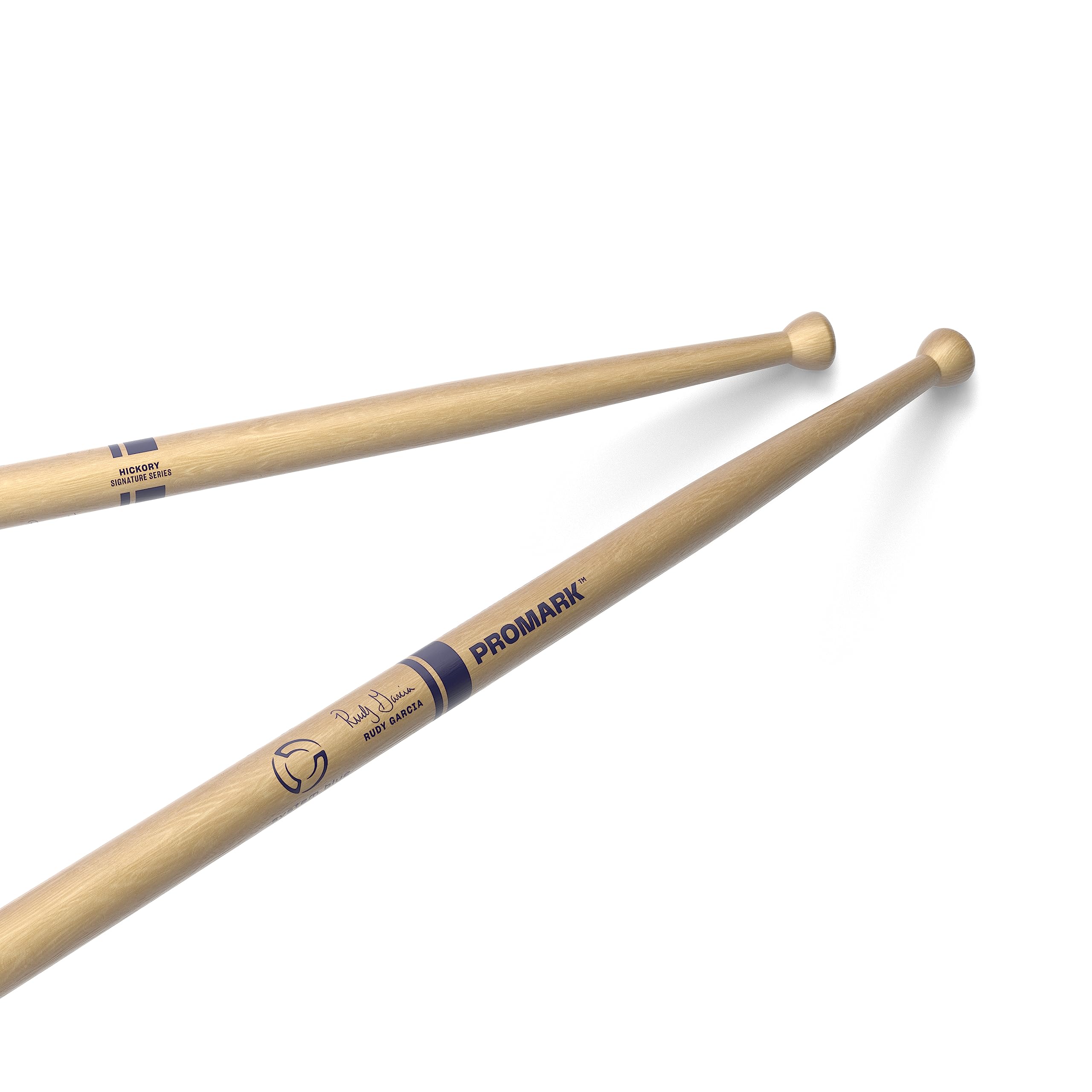 ProMark Drumsticks - Sean Vega TS8 System Blue Tenor Drumsticks - Drum Sticks Set - Nylon Tip - Hickory Drumsticks - Gleichbleibendes Gewicht und Tonhöhe - 1 Paar