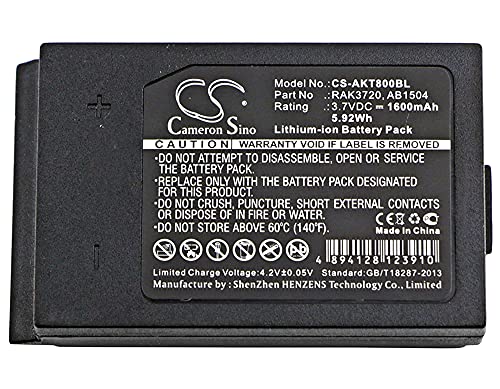 CS-AKT800BL Akku 1600mAh Kompatibel mit [AKERSTROMS] AQ80 Transmitters, Era 100J Transmitters, Era 150J Transmitters, FSK98.05, Jupiter, Jupiter 10b, Jupiter 10bd, Jupiter 8b, Jupiter Era, Jupiter Er