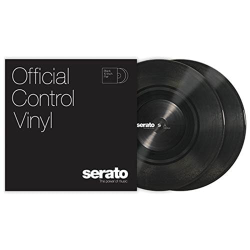 Serato 10 "Serato Control Vinyl - Standardfarben - Schwarz (PAAR)