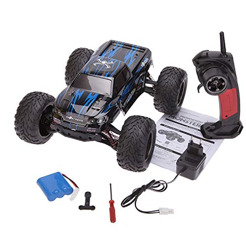 s-idee® 18294 9115 RC Auto Buggy wasserdichter Monstertruck 1:12 mit 2,4 GHz über 40 km/h schnell, wendig, voll proportional 2WD ferngesteuertes Buggy Racing Auto