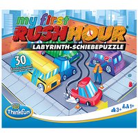 ThinkFun 76412 - My first Rush Hour - Das bekannte Stau-Spiel für Kinder ab 3 Jahren, Logikspiel für 1 Spieler, mit Aufgaben für Anfänger und Experten