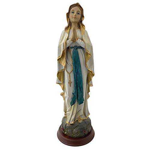 aubaho Skulptur Madonna Heiligenfigur Maria Figur Statue Kunststein 43cm Antik-Stil