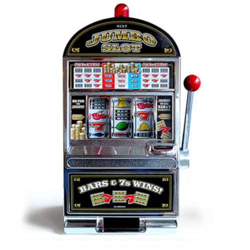 GOUX Mini Spielautomat Spielzeug, Slot Machine Spielautomaten Casino Spiele Münzautomat für Kinder und Erwachsene (Kuppelversion)