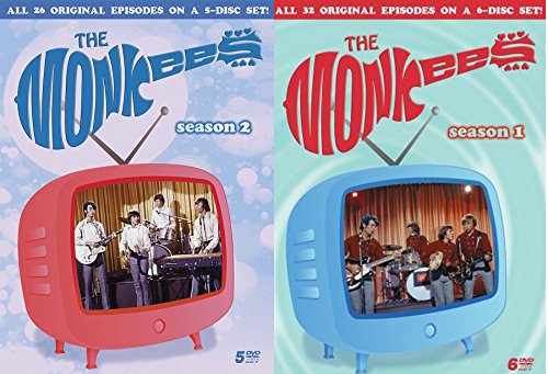 The Monkees Season 1 & 2 Collection DVD Complete Classic TV Series 61 Episodes