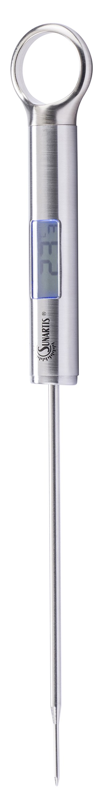 Sunartis Thermometer, Edelstahl, 23.5 x 3 x 1.5 cm