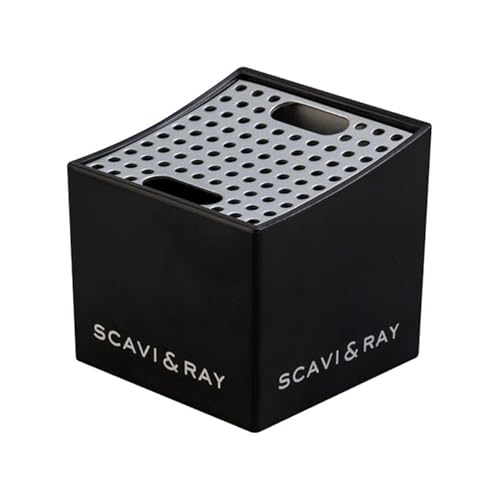 SCAVI & RAY Würfel-Aschenbecher schwarz