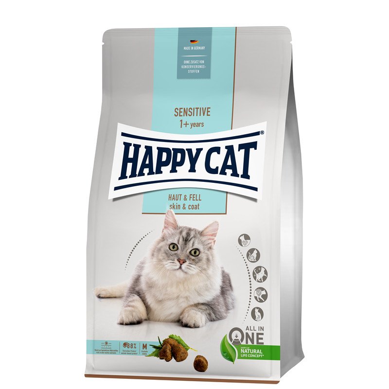 Happy Cat Sensitive Haut & Fell - 4 kg (7,24 &euro; pro 1 kg)