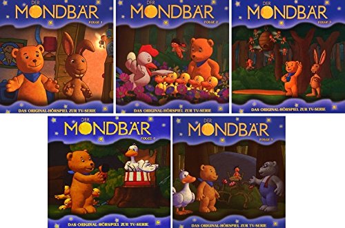 Der Mondbär - Original Hörspiel zur TV-Serie - Folge 1-5 im Set - Deutsche Originalware [5 CDs]