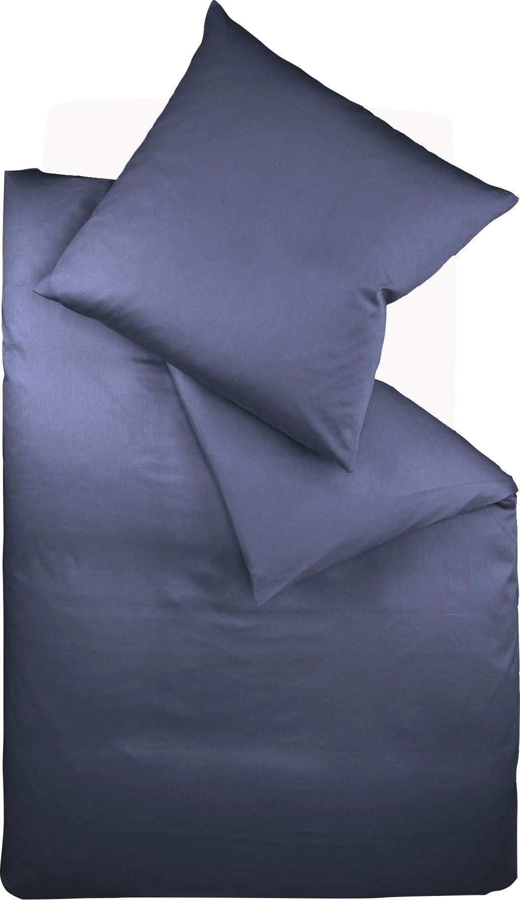 Fleuresse 9200 Colours Interlock Jersey Bettwäsche aus 100% Baumwolle, Oekotex Standard 100, dunkelblau, 155 x 200 cm