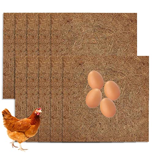 Linsition Nistunterlagen für Hühner - Nistkasteneinlagen für Hühner waschbar,Waschbare Geflügel-Nistkasten-Pads, Dicke Einlagen, Hühnernest-Pads