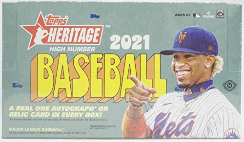 Topps 2021 Heritage High Number Baseball Hobby Box MLB