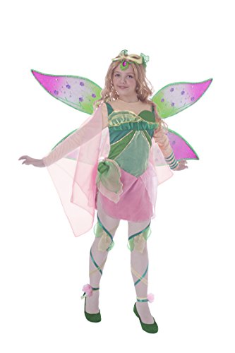 Ciao 11190 - Flora Bloomix Kostüm Winx Club 4-6 anni Flora (Verde, Rosa)