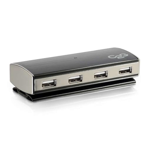 CABLESTOGO 29508 4 Port USB Hub, Aluminium