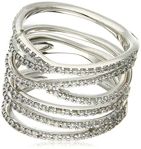 Esprit damen ring silber jw50141 zirkonia esrg92533a, ringgröße: 57 (18.1 mm Ø)