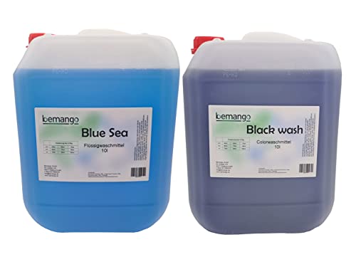 Flüssigwaschmittel 10l blue und 10l blackwash