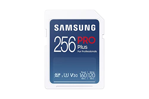 Samsung PRO Plus 256GB SDXC UHS-I U3 160MB/s Full HD & 4K UHD Speicherkarte (MB-SD256K/EU)
